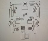 Tint & Orange Car Interior Paint Protection Film (PPF) Pre-Cuts