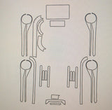 Tint & Orange Car Interior Paint Protection Film (PPF) Pre-Cuts