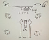 Tint & Orange Car Interior Paint Protection Film (PPF) Pre-Cuts