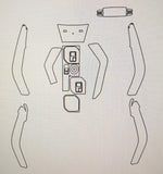 Tint & Orange Car Interior Paint Protection Film (PPF) Pre-Cuts