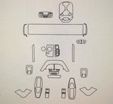 Tint & Orange Car Interior Paint Protection Film (PPF) Pre-Cuts