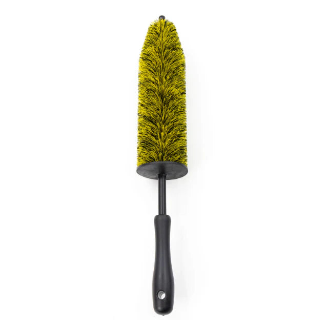 PCC Long Handle Alloy Wheel Brush, Dia 4"