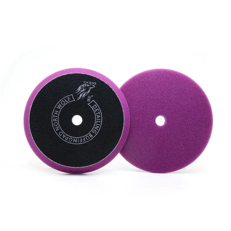 North Wolf DA Purple Cutting Foam Pad, 5" - Planet Car Care