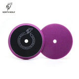 North Wolf DA Purple Cutting Foam Pad, 5" - Planet Car Care