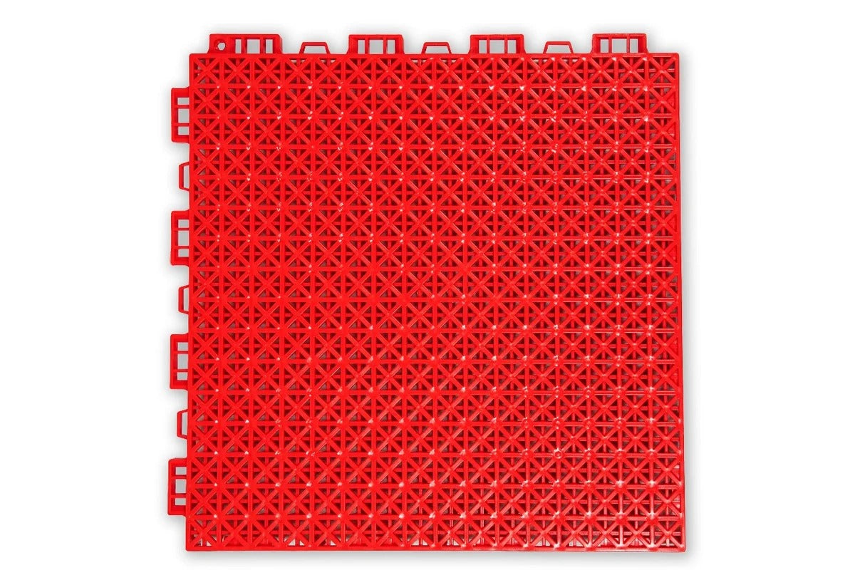 PCC Vented Garage Floor Tiles – 30×30cm, 16mm PP Interlocking Tiles