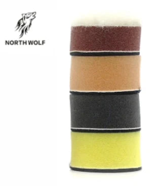 North Wolf Rotary Mini Polishing Pads Kit 1"