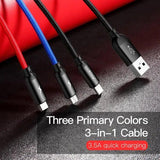 Baseus 2X USB Car Charger 45 W + 3-In-1 USB Cable (CCBX-B0G-1) - Planet Car Care