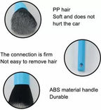 PCC Ultrasoft Bristles Interior Brush, Set Of 2, Blue - Planet Car Care