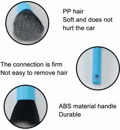 PCC Ultrasoft Bristles Interior Brush, Set Of 2, Blue - Planet Car Care