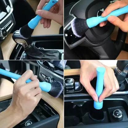PCC Ultrasoft Bristles Interior Brush, Set Of 2, Blue - Planet Car Care