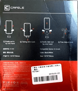 Cafele Metalic Mobile Holder - Planet Car Care