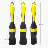 PCC Premium Detailing Brush, Yellow, Set of 3