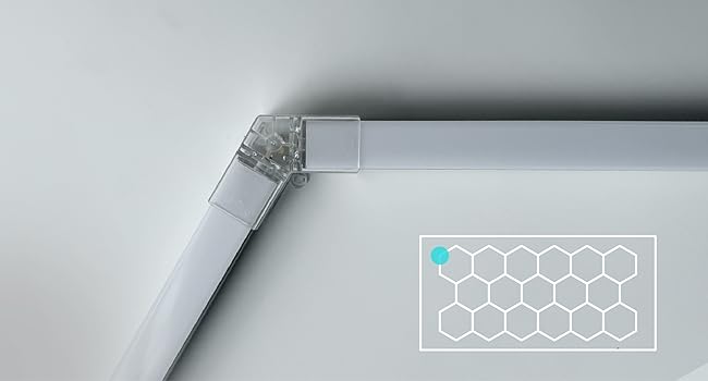 PCC Hexagon Light 2-Way 120° V Connector