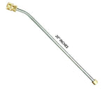 PCC D51 Pressure Washer Spray Wand Extension – 20" SS304 with 30° Bend, 5000 PSI, QC Adapter