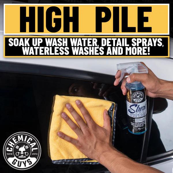 Chemical Guys Professional Grade Microfiber Towel, Yellow, 40x40cm, Pack of 3 - Planet Car Care