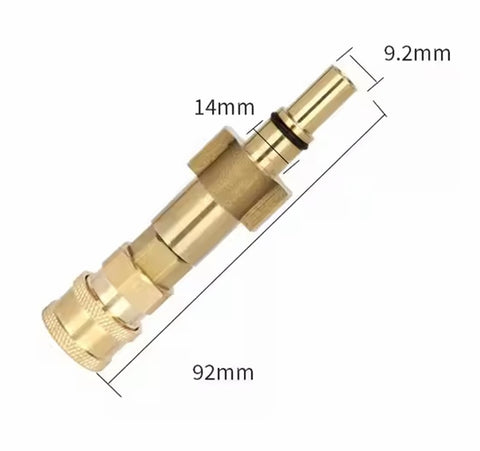 PCC D102 Foam Lance Adapter for BOSCH Pressure Washer Gun | 1/4" Quick Connect