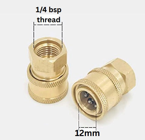 PCC D51 1/4" BSP Female to 1/4" Quick Connector Foam Lance Adapter For Pressure Washer Gun, Type 2