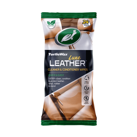 Turtle Wax Luxe Leather Cleaner & Conditioner Wipes