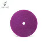 North Wolf DA Purple Cutting Foam Pad, 5" - Planet Car Care