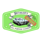 PCC Laminated Spray Bottle Vinyl Sticker, All Purpose Cleaner, Green, Set of 4