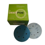 Deerfos SA331 Film Sanding Disc Wet & Dry 6 holes, 6", Pack of 100