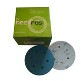Deerfos SA331 Film Sanding Disc Wet & Dry 5 holes, 5", Pack of 100