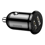 Baseus Grain Pro Car Charger 2x USB 4.8 A Black (CCALLP-01)