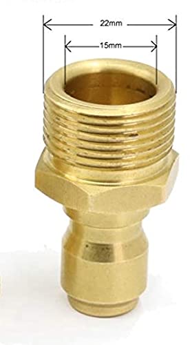 PCC D120 M22/15 Male to 3/8" Quick Connect Plug