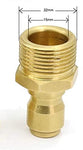 PCC D05 3/8" M22 Brass Quick Plug Connector
