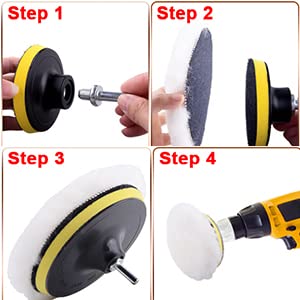 CarPro Wool Pad 5" – Professional Cutting & Polishing Pad