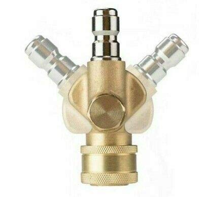 PCC D47 Quick Connect Pivoting Coupler – 3 Rotating Angles, 90° Range, 1/4" Quick Connect