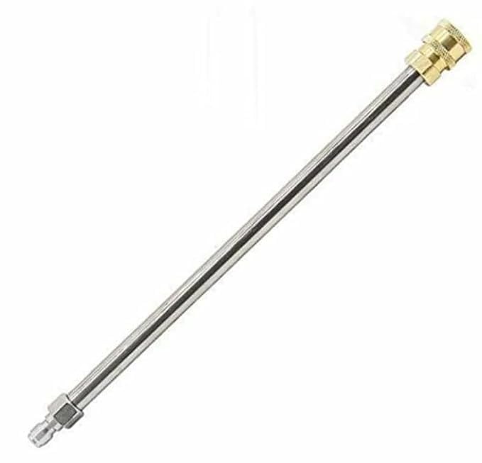 PCC D113 Car Washer Extension Rod – 15" SS304 | 1/4" Quick Connect