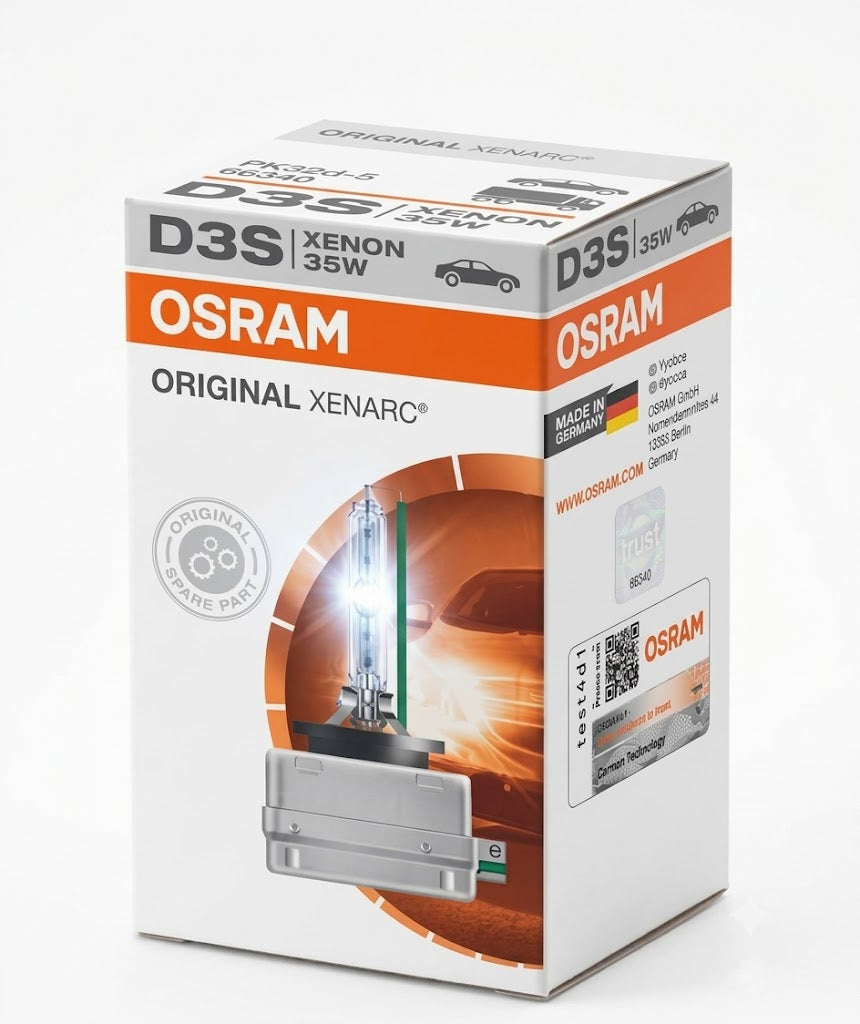 Osram 66340 Xenarc 35W D3S PK32D-5 4600K HID Xenon Light Bulb