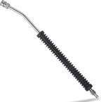 PCC Stainless Steel Pressure Washer Lance – 21” Bent Wand with Ergonomic Grip (1/4" Quick Connect)