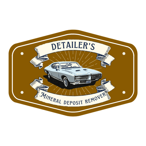 PCC Spray Bottle Vinyl Sticker, Mineral Deposit Remover, Set of 4 - Planet Car Care