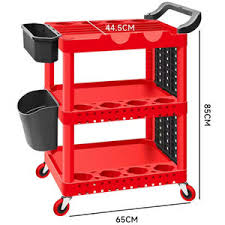 PCC Premium Detailing Trolley 65x45x85cm Type 6 (Carbon Fiber)