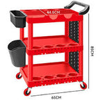 PCC Premium Detailing Trolley 65x45x85cm Type 6 (Carbon Fiber)