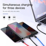 Baseus 2X USB Car Charger 45 W + 3-In-1 USB Cable (CCBX-B0G-1) - Planet Car Care