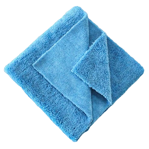 PCC Edgeless High & Low Loop Microfiber, 400gsm, 40X40cm, Blue