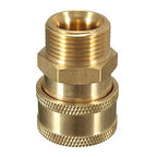 PCC D61 M22/15 Male to 3/8 Quick Connect Adapter For Pressure Washer Hose