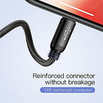 Baseus 3-in-1 USB Cable iphone/Micro USB/Type-C with Nylon Braid 3.5A, 30cm - Planet Car Care