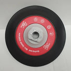 Shinemate Flexi Edge Rotary Backing Plate M14, 5" Red & Black