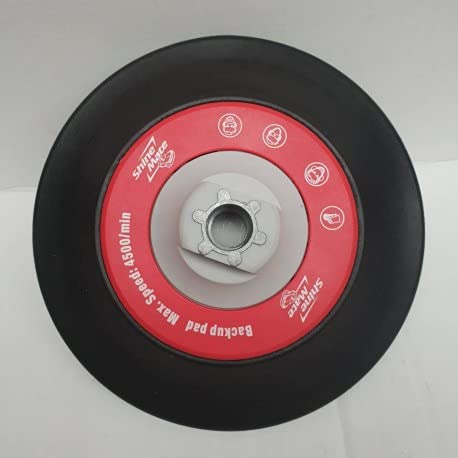 Shinemate Flexi Edge Rotary Backing Plate M14, 5" Red & Black