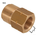 PCC D30 M22 Male Screw Adapter x 1/2" BSPF – Pressure Washer Connector