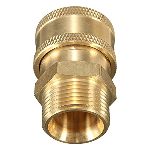 PCC D61 M22/15 Male to 3/8 Quick Connect Adapter For Pressure Washer Hose