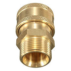 PCC D61 M22/15 Male to 3/8 Quick Connect Adapter For Pressure Washer Hose