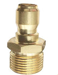 PCC D05 3/8" M22 Brass Quick Plug Connector