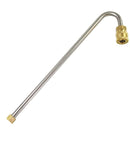 PCC D56 Pressure Washer Spray Wand Extension – 120° Bend Rod, 16", 5000 PSI, QC Adapter, SS304