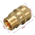 PCC D61 M22/15 Male to 3/8 Quick Connect Adapter For Pressure Washer Hose