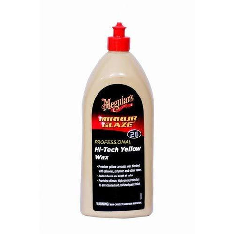 Meguiar's® M26 Mirror Glaze Professional 26 Hi-Tech Yellow Wax, 1L - Planet Car Care